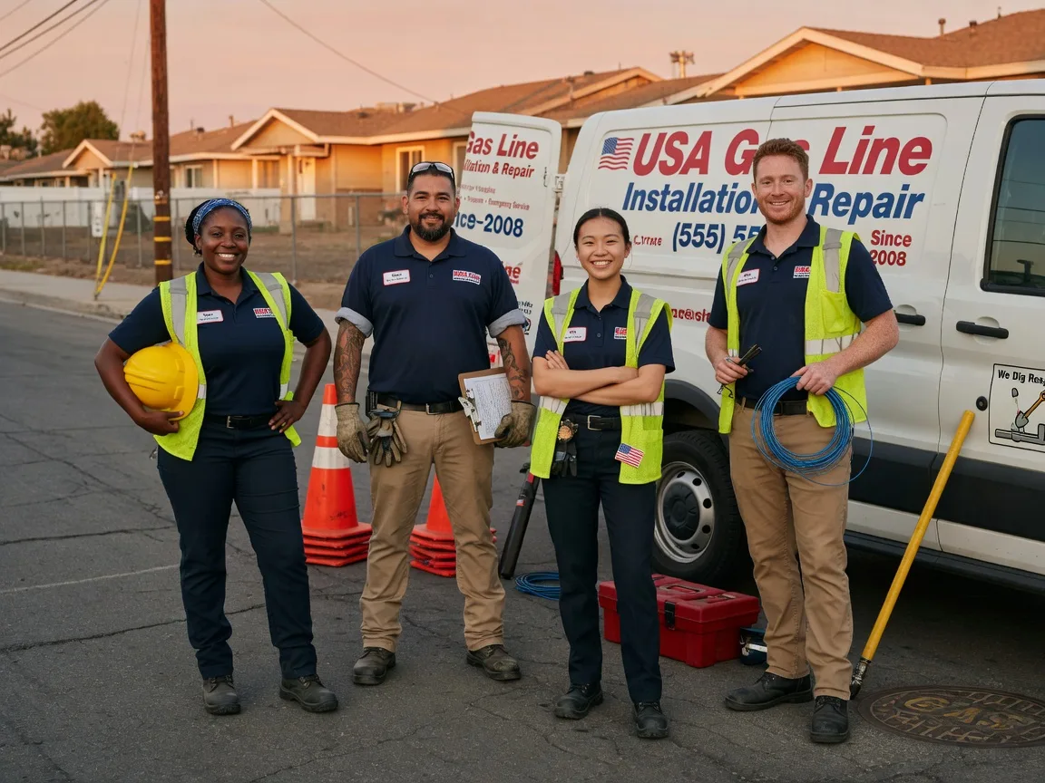 Gas Line Installation company in Edmonson, TX